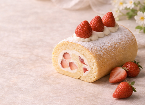 いちごロールケーキ